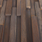 Shaded Teak 3D Wall Panels