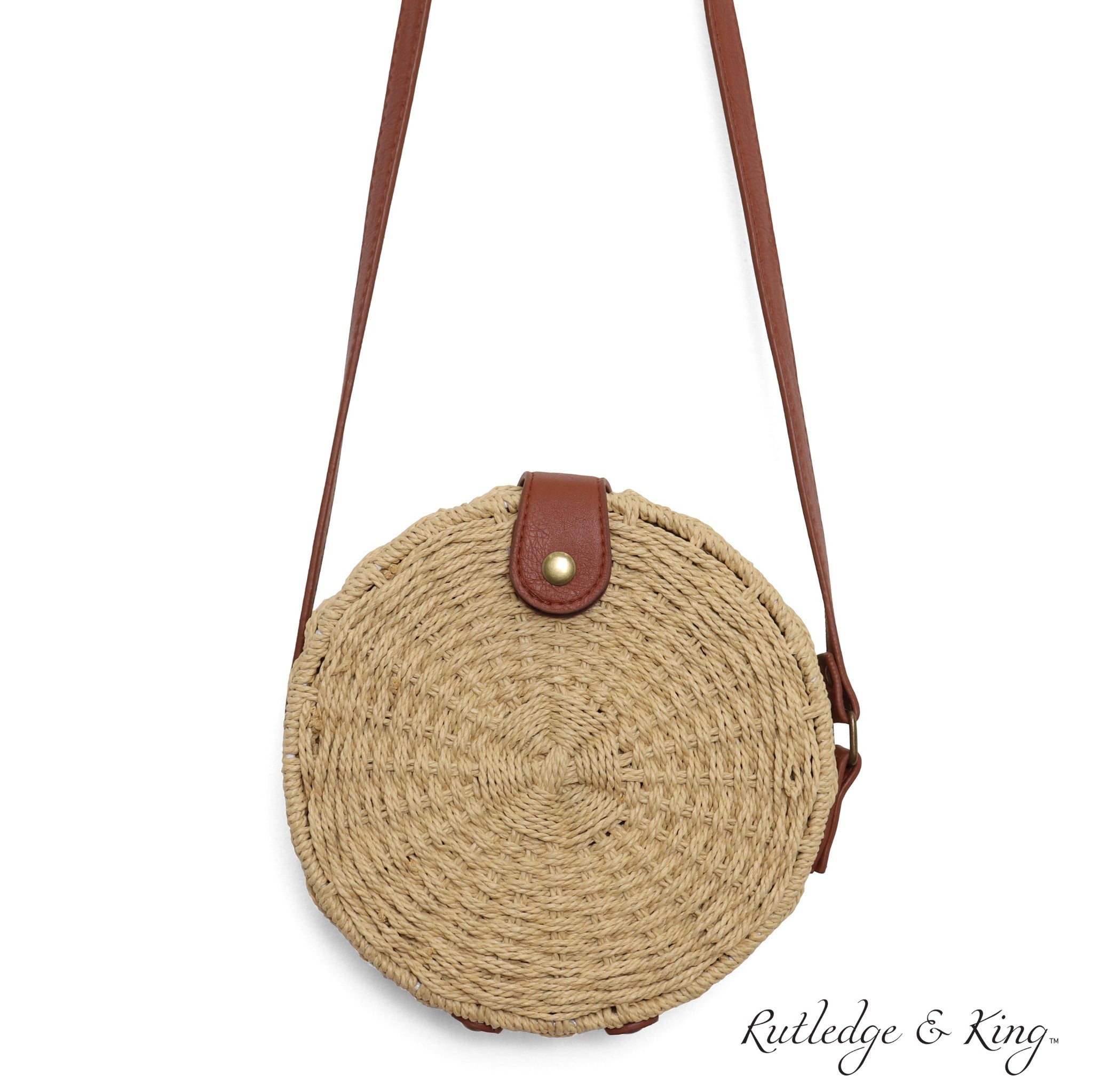 Straw Crossbody Bag - Straw Purse - Straw Bag - Cooper - Brown – Rutledge  and King
