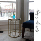 Braswell End Table Set - Gold