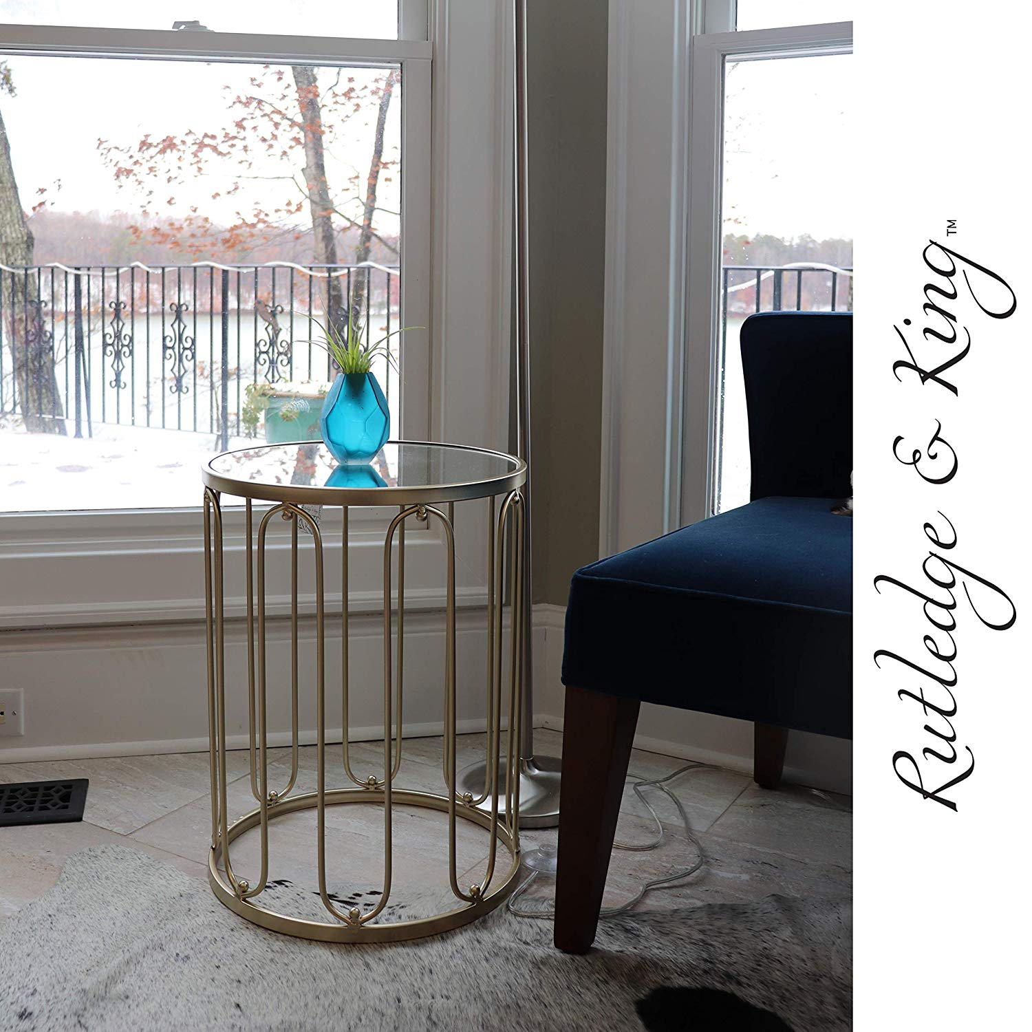 Braswell End Table Set - Gold