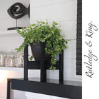Aberdeen Mid Century Plant Stand - Black