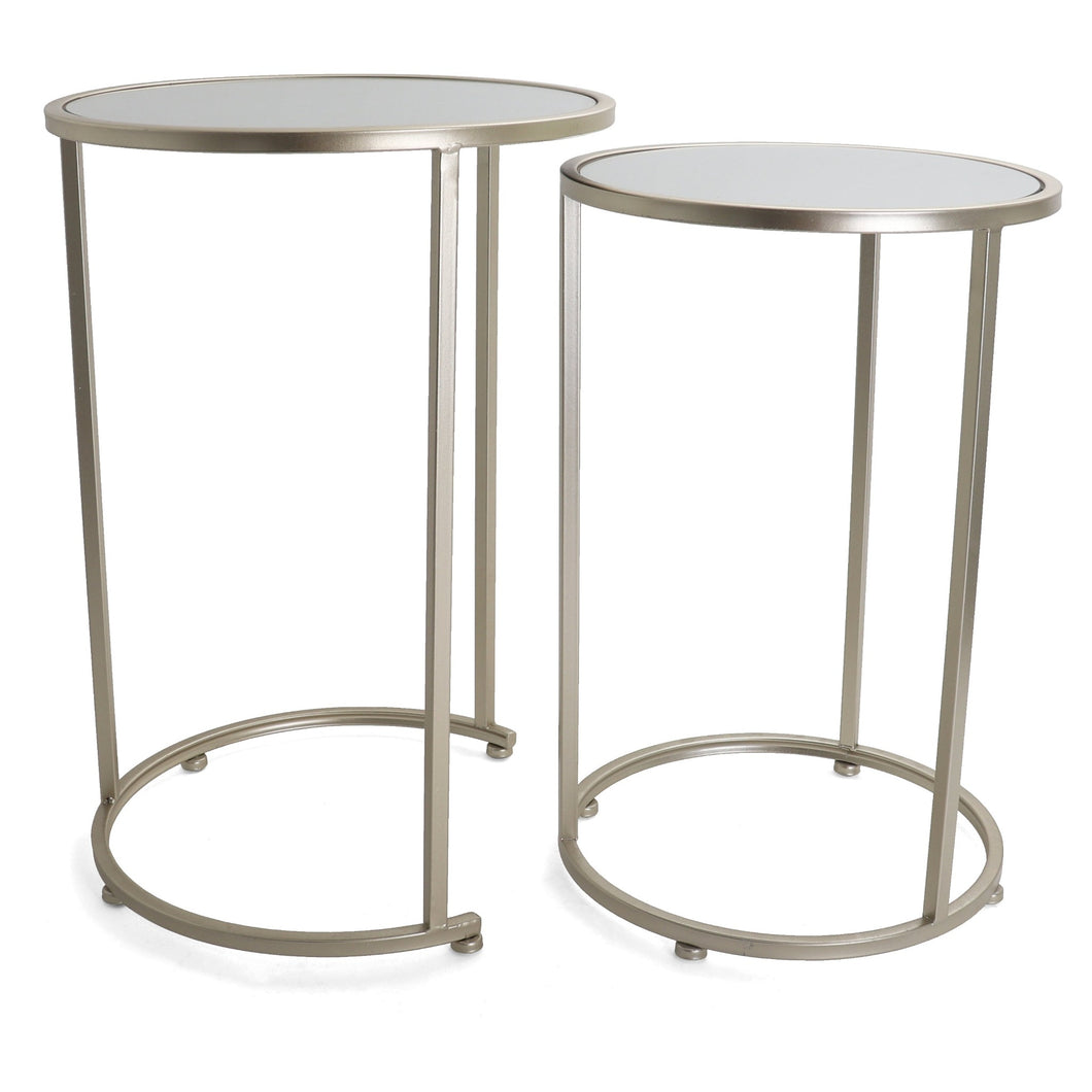 Odessa End Table Set - Gold