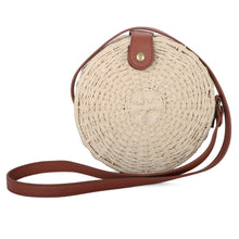 Load image into Gallery viewer, Straw Crossbody Bag - Straw Purse - Straw Bag - Cooper - Natural
