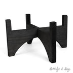 Ashcroft Mid Century Plant Stand - Black