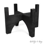 Ashcroft Mid Century Plant Stand - Black