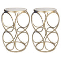 Britton End Table 2 Pack - Gold
