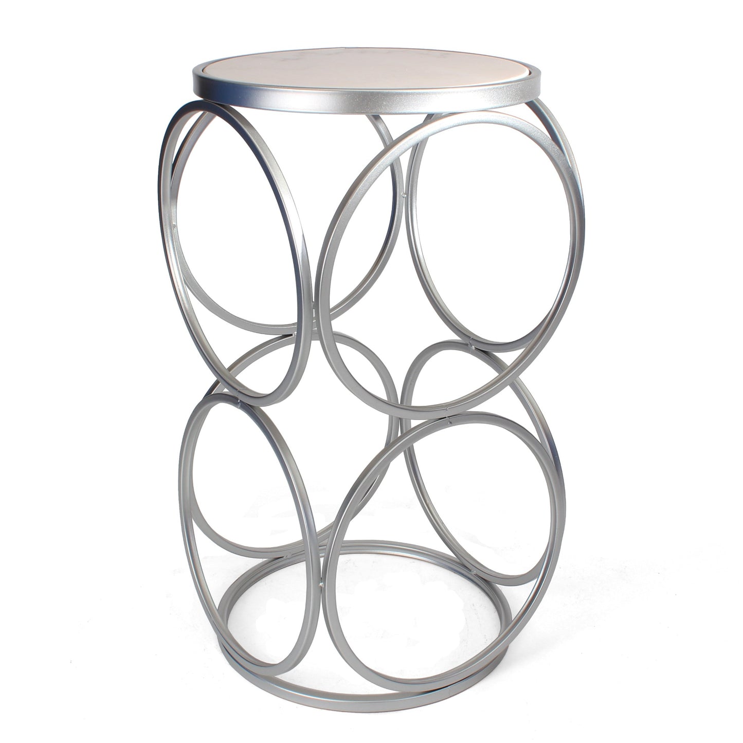 Britton End Table - Silver